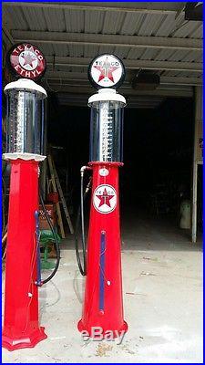 Vintage Texaco Gasoline Visible Gravity Flow 10 Gallon Gb Gas Pump