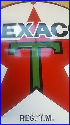 15 TEXACO 3-30 porcelain sign vintage oil petroleum gasoline gas pump plate 15 TEXACO 3-30 porcelain sign vintage oil petroleum gasoline gas pump plate