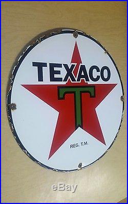 15 TEXACO 3-30 porcelain sign vintage oil petroleum gasoline gas pump plate 15 TEXACO 3-30 porcelain sign vintage oil petroleum gasoline gas pump plate