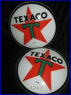15 Texaco Gas Pump Globe Lenses