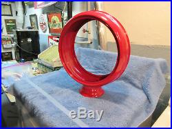 17 3/4 New 1999 Aluminum Repoduction Red Globe Body Texaco Gas Pump Sign Oil