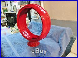 17 3/4 New 1999 Aluminum Repoduction Red Globe Body Texaco Gas Pump Sign Oil