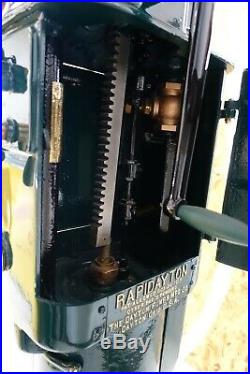 1916 Dayton 25 Rapidayton Previsible Hand-crank Gas Pump Restored to Texaco