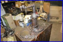 1930's Bennett Highboy Lube Oil Pump Dispenser Model 657 Hand Crank Texaco Shell