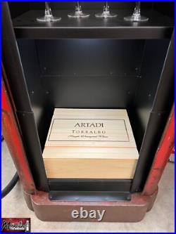 1930's TEXACO FIRE CHIEF Gilbarco Gas Pump Wine Cabinet Home / Bar Decor