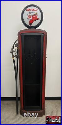 1930's TEXACO FIRE CHIEF Gilbarco Gas Pump Wine Cabinet Home / Bar Decor