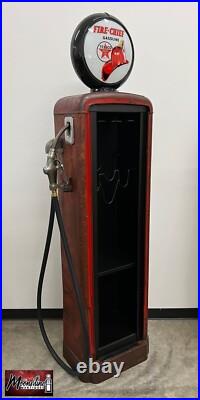 1930's TEXACO FIRE CHIEF Gilbarco Gas Pump Wine Cabinet Home / Bar Decor