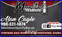 1930's TEXACO FIRE CHIEF Gilbarco Gas Pump Wine Cabinet Home / Bar Decor