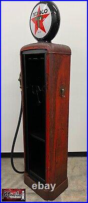 1930's TEXACO Gilbarco Gas Pump Wine Cabinet Home / Bar Decor