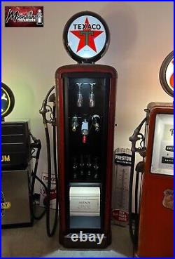 1930's TEXACO Gilbarco Gas Pump Wine Cabinet Home / Bar Decor