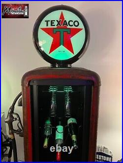 1930's TEXACO Gilbarco Gas Pump Wine Cabinet Home / Bar Decor