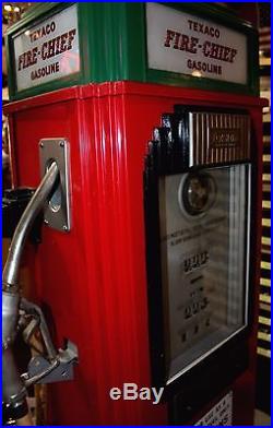 1937 Texaco Fire-Chief Service Station Gas Pump Light- Restored Tokheim 36B