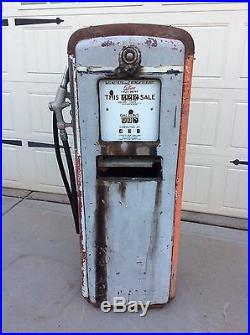 1940's GILBARCO Gas Pump ESSO CHEVRON TEXACO GULF SINCLAIR MOBIL AMOCO SHELL