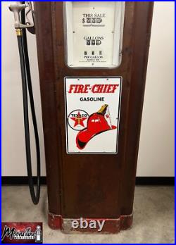 1940's TEXACO FIRE CHIEF Wayne 70 Gas Pump Rustoration