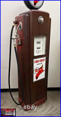 1940's TEXACO FIRE CHIEF Wayne 70 Gas Pump Rustoration 1940's TEXACO FIRE CHIEF Wayne 70 Gas Pump Rustoration
