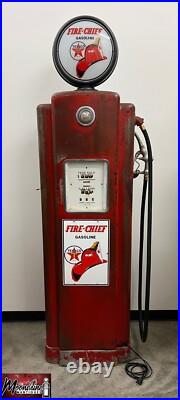 1940's TEXACO FIRE CHIEF Wayne 70 Gas Pump Rustoration