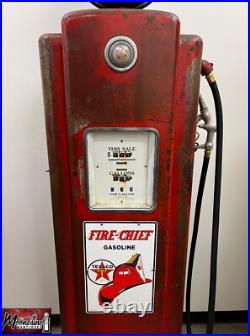 1940's TEXACO FIRE CHIEF Wayne 70 Gas Pump Rustoration