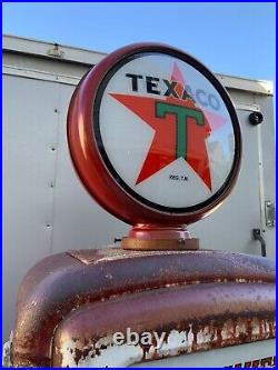 1940s TEXACO FIRE CHIEF GASOLINE Gilbarco Gas Pump Rustoration
