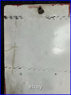 1941 porcelain fire chief texaco pump plate sign advertising original gas oil
