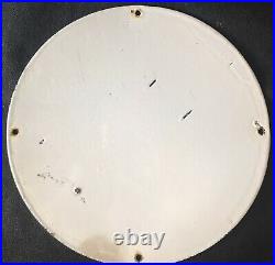 1942 Vintage Style Texaco Aviation Gas & Oil12 Inch Porcelain Pump Plate Sign