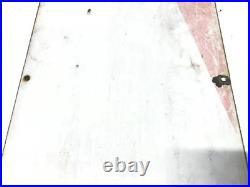 1947 Original Texaco Fire Chief Gasoline Gas Pump Plate Porcelain Sign USA