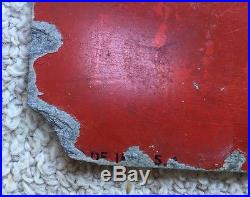 1947 TEXACO INSULATED GAS PUMP SIGN MOTOR OIL SIGN 2 Sided Advertising Oil 1947 TEXACO INSULATED GAS PUMP SIGN MOTOR OIL SIGN 2 Sided Advertising Oil