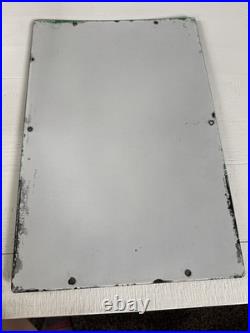 1947 TEXACO SKY CHIEF GASOLINE METAL GAS STATION PUMP SIGN Original 18 x 12