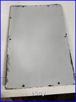 1947 TEXACO SKY CHIEF GASOLINE METAL GAS STATION PUMP SIGN Original 18 x 12