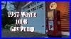 1947_Wayne_100b_Gas_Pump_Cleaned_U0026_Lit_Up_Motorized_With_Working_Spinners_U0026_A_Penetrol_Wipe__01_yzc