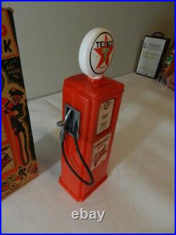 1950'S IDEAL TEXACO FIRE CHIEF GAS PUMP BANK-With BOX- SERVICE STATION- GAS & OIL