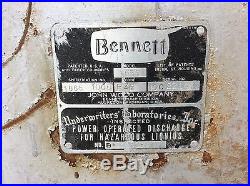1950's BENNETT 1066 Gas Pump SHELL ESSO TEXACO GULF SINCLAIR MOBIL AMOCO