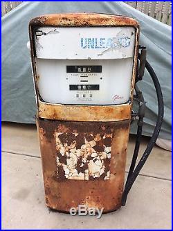 1950's GILBARCO Gas Pump ESSO EXXON TEXACO GULF SINCLAIR MOBIL AMOCO SHELL