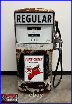 1950's TEXACO FIRE CHIEF Gilbarco Gas Pump Rustoration