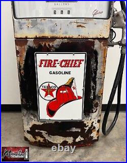 1950's TEXACO FIRE CHIEF Gilbarco Gas Pump Rustoration