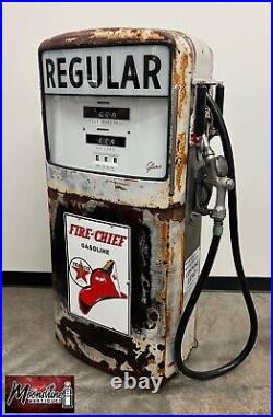 1950's TEXACO FIRE CHIEF Gilbarco Gas Pump Rustoration