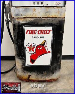 1950's TEXACO FIRE CHIEF Gilbarco Gas Pump Rustoration