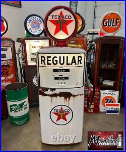 1950's TEXACO GASOLINE Gilbarco Gas Pump Rustoration