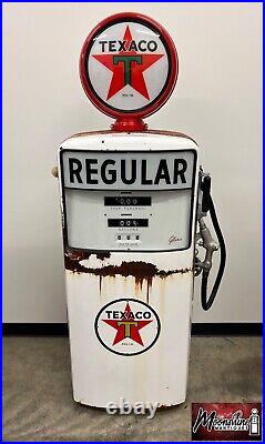 1950's TEXACO GASOLINE Gilbarco Gas Pump Rustoration