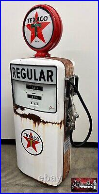 1950's TEXACO GASOLINE Gilbarco Gas Pump Rustoration