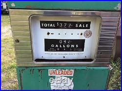 1950's WAYNE 505 Gas Pump CHEVRON SHELL ESSO TEXACO GULF SINCLAIR MOBIL AMOCO