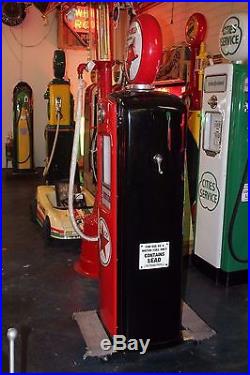 1950s Original Bennett Gas Pump Texaco Themed Restored