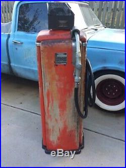 1950s TEXACO Aviation Motor Oil & Gasoline Tokheim Gas Pump Rustoration