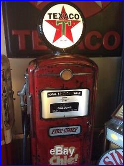 1950s TEXACO Fire Chief Bennett Gas Pump Rustoration