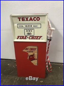 1960s Rare Wolverine Texaco Fire Chief Pedal Car Gas Pump