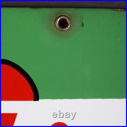 1961 Texaco Sky Chief Su-preme Gasoline Porcelain Pump Plate