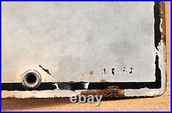 1962 TEXACO FIRE CHIEF Gasoline Gas Pump Plate SIGN - PORCELAIN -'62