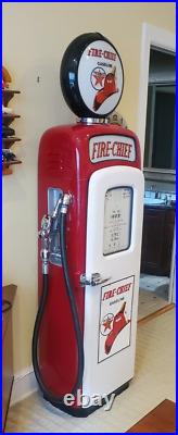 1990s Texaco Fire Chief Gas Pump Refrigerator Retro Gas Station Man Cave