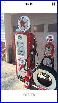 2Texaco Gas Pumps (1) Eco Airmeter Complete Set CAN SHIP! To 48 States
