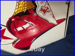 2 TEXACO vintage FIRE CHIEF gas pump porcelain plates 3/8/63 & 3/4/58 nice cond 2 TEXACO vintage FIRE CHIEF gas pump porcelain plates 3/8/63 & 3/4/58 nice cond