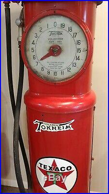 2 Tokheim Clock Face Model 850 Gas Pumps & Air Meter Texaco Gas Station